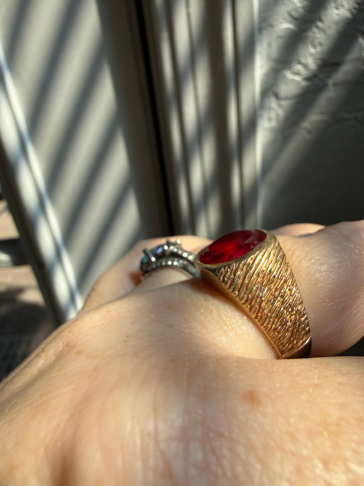 Vintage 10k signet style ring size 9