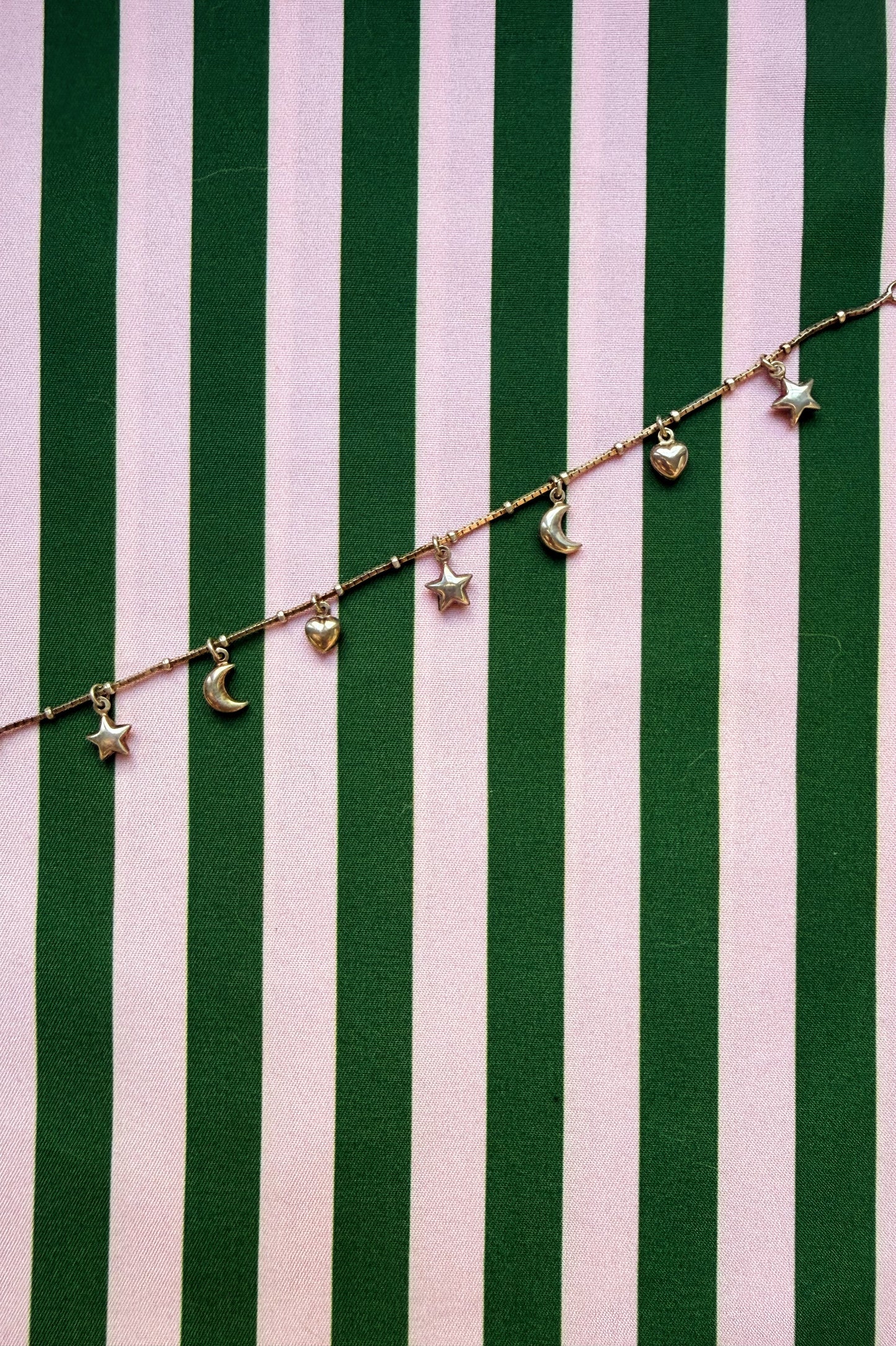 Hearts Stars and the Moon Bracelet
