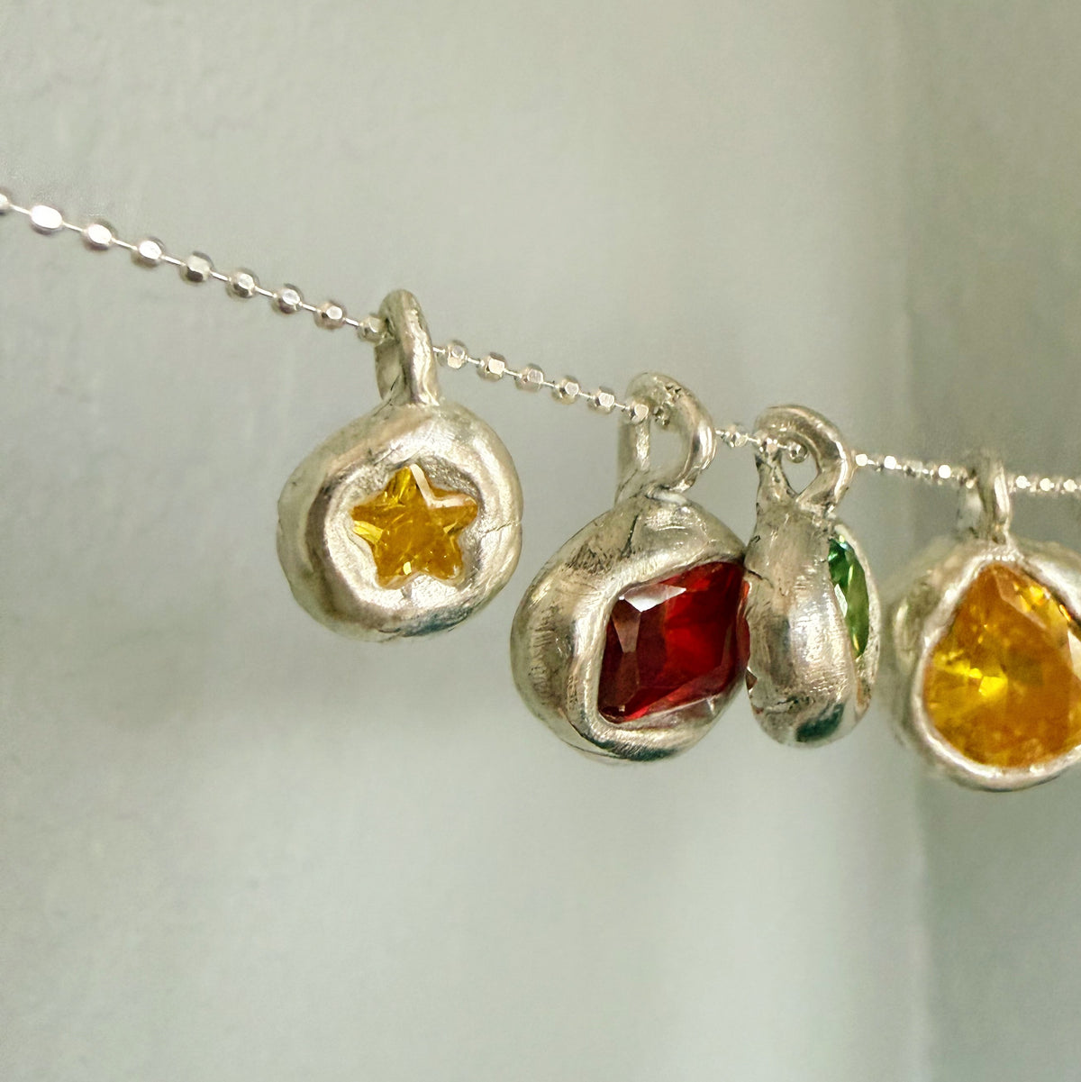 Handmade .999 Fine silver Blobert charms