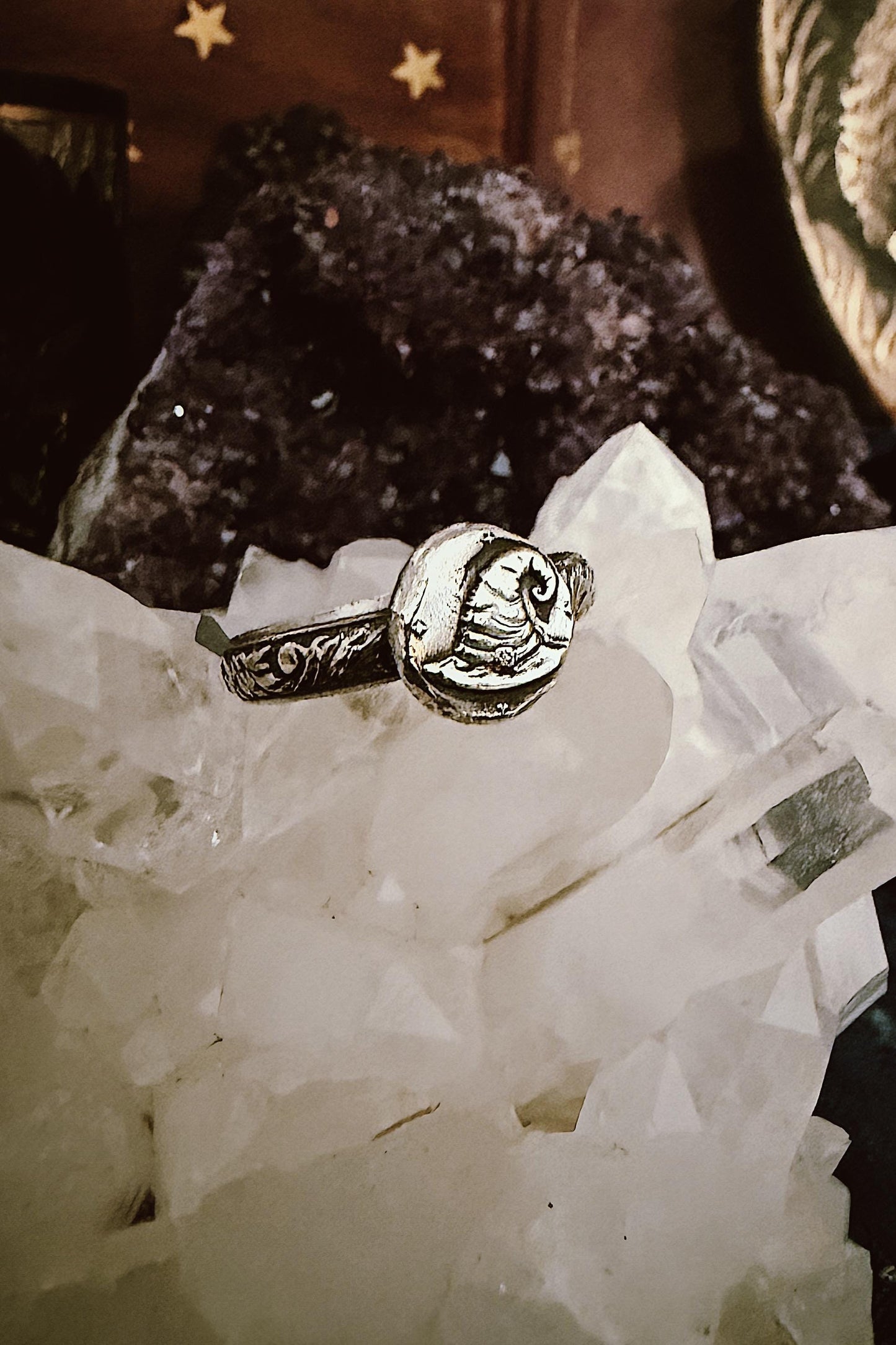 Witches Hat Sterling Silver Stacker Ring, made to order in your size