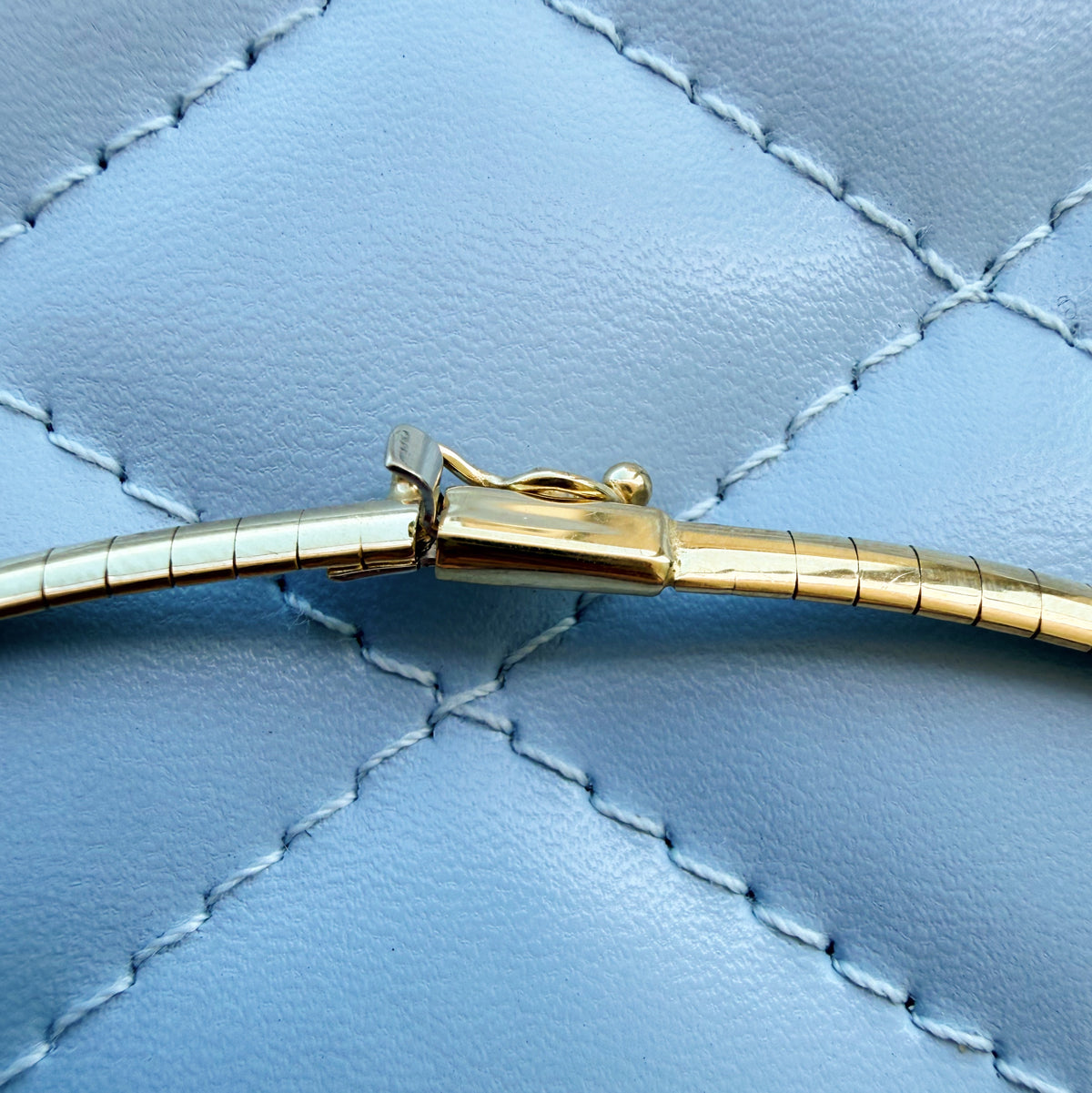 Vintage 14k Omega Necklace 18.5” 3mm 15.84g