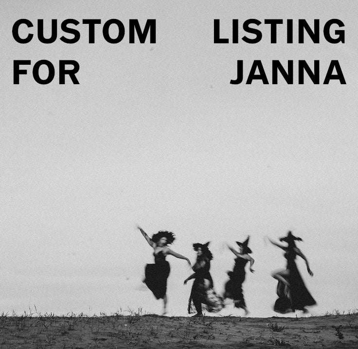 Custom listing for Janna