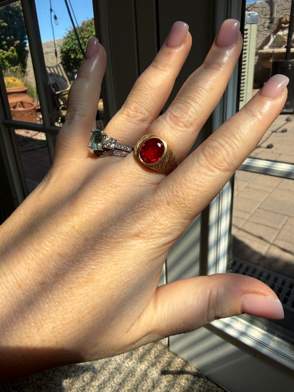 Vintage 10k signet style ring size 9
