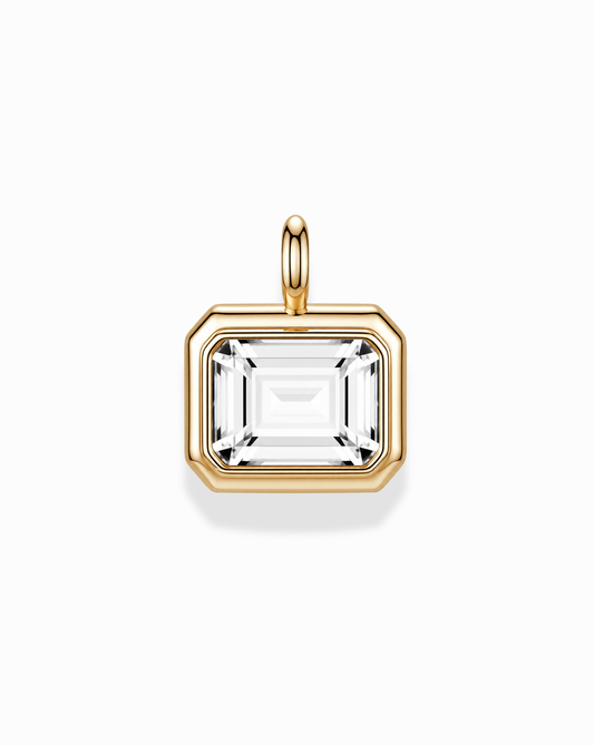 Elsie Sapphire Bezel Charm