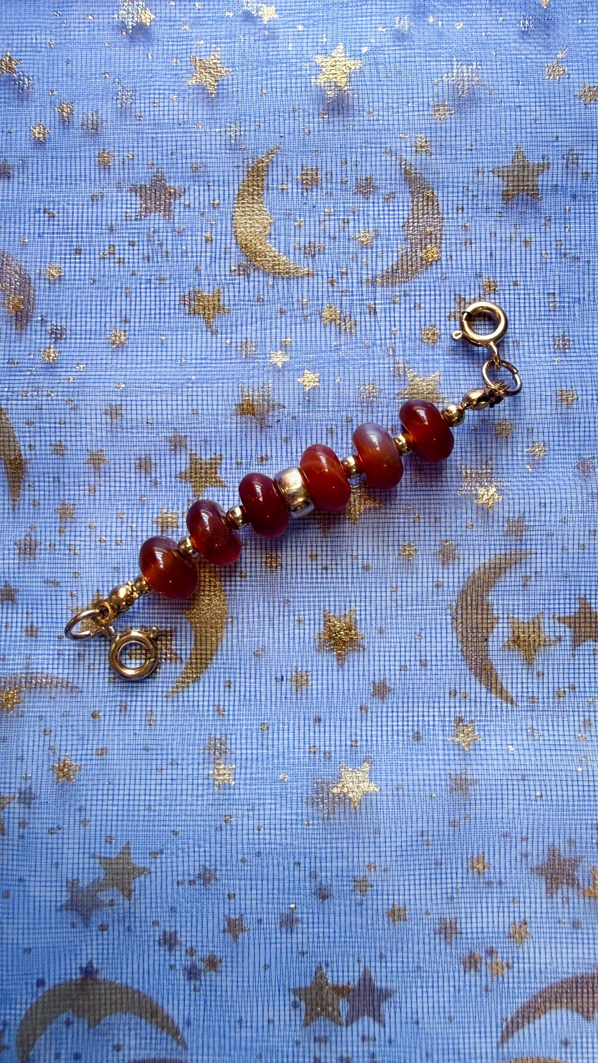 Elevated Candy Necklace Extenders/Connectors - Genuine Gemstone and Gold Filled Beads