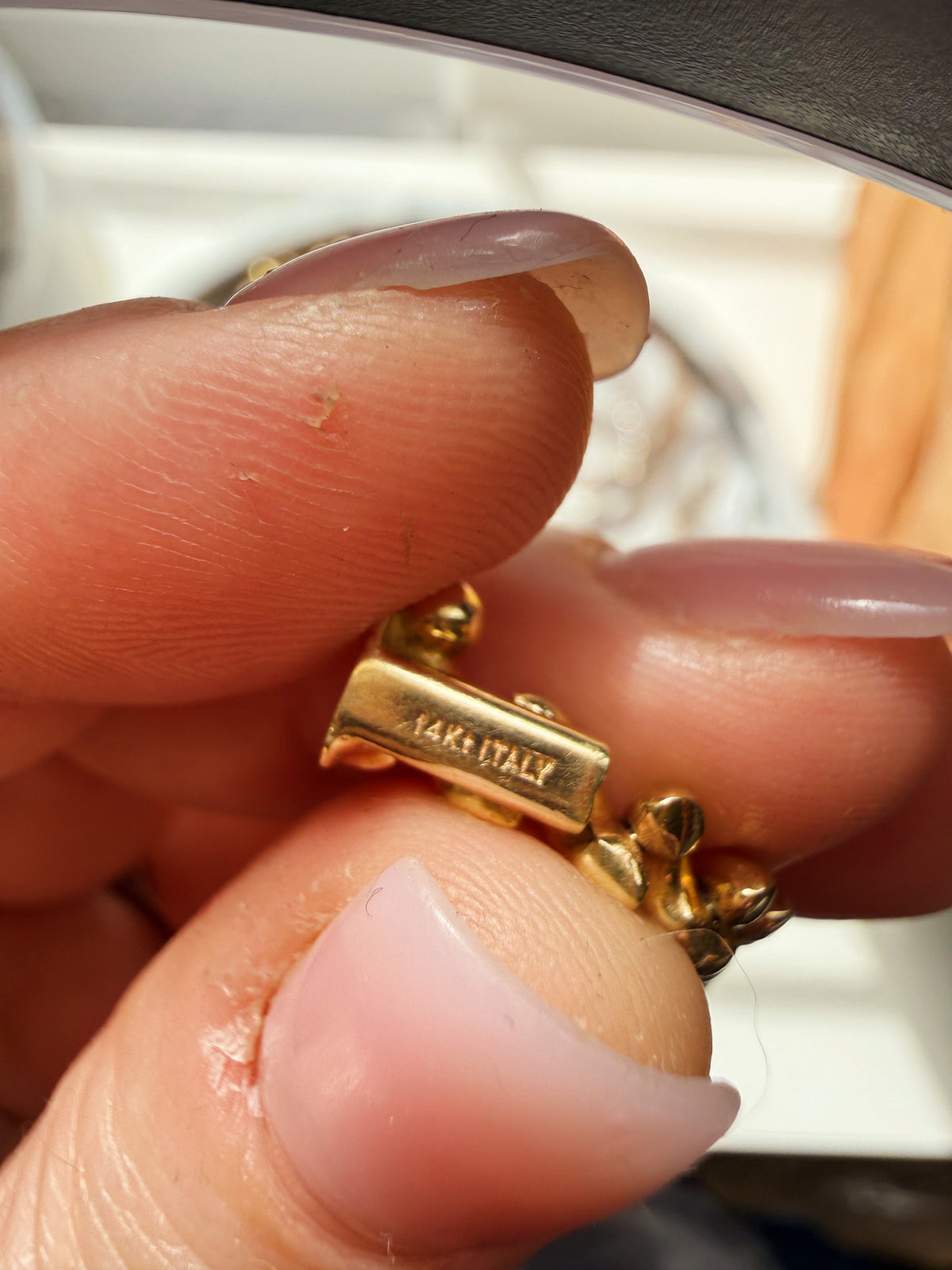 14k yellow gold 4mm San Marco bracelet 7.25” 9.8 grams