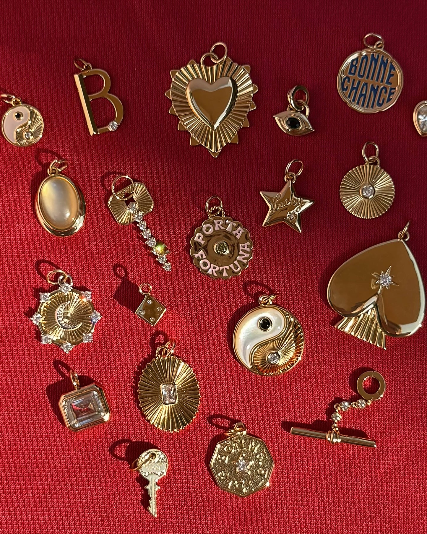 Livia Tennis Toggle Charm
