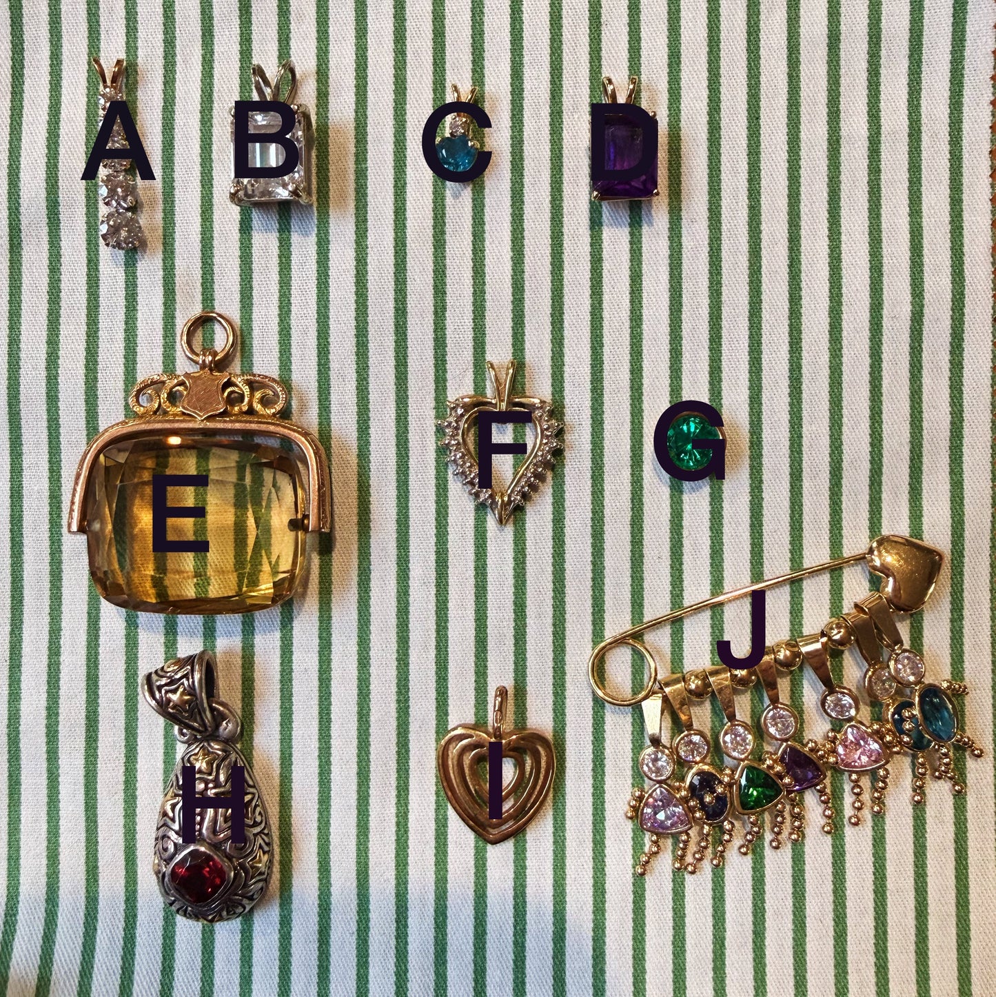 Vintage 10k and 14k Charm - You Choose