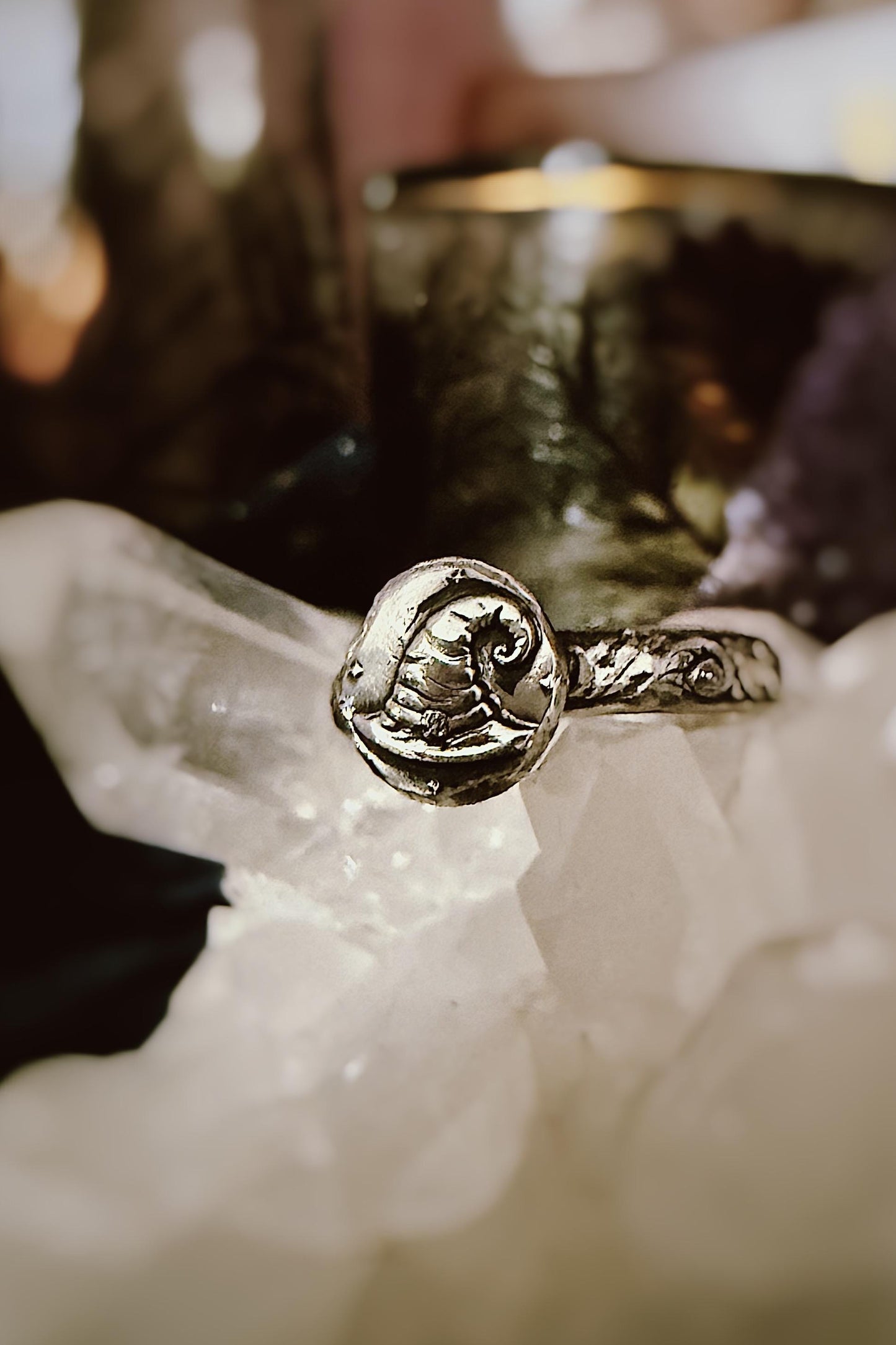 Witches Hat Sterling Silver Stacker Ring, made to order in your size