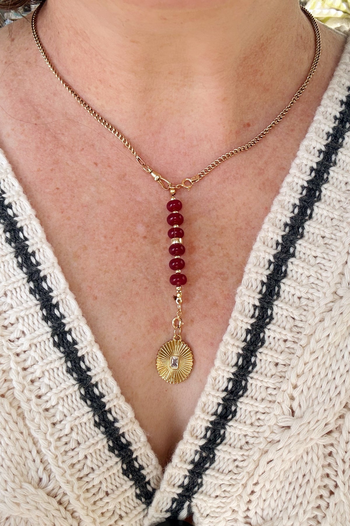 Elevated Candy Necklace Extenders/Connectors - Genuine Gemstone and Gold Filled Beads