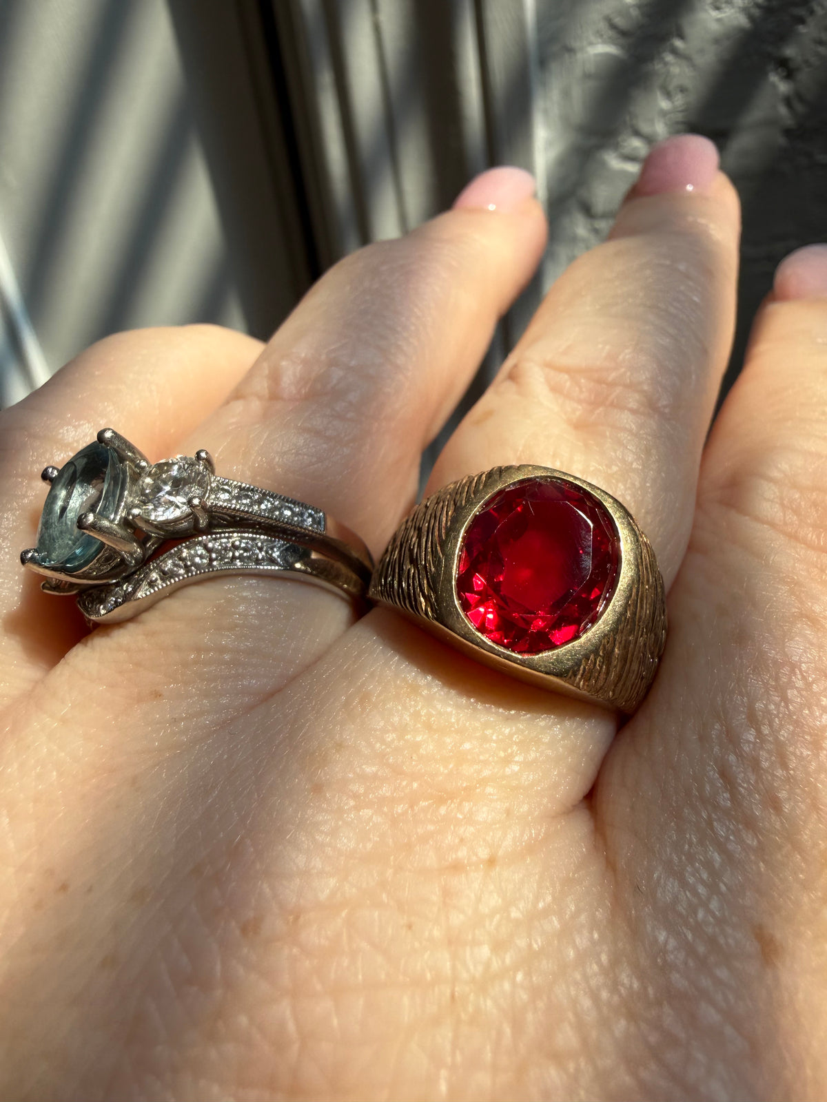 Vintage 10k signet style ring size 9
