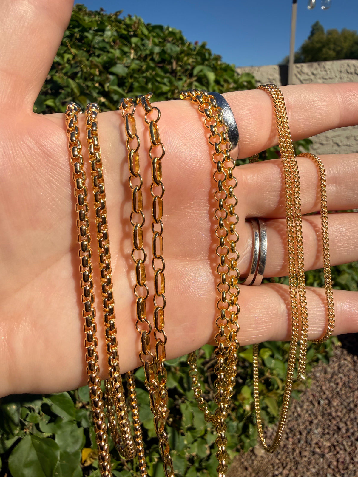 Custom Chain Bar: Gold Filled