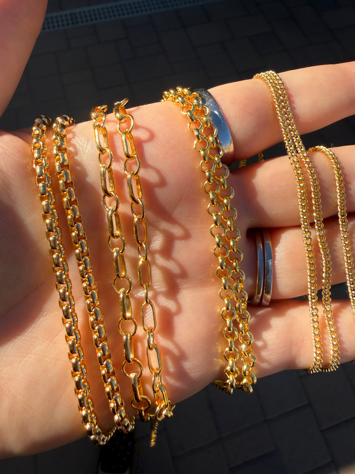 Custom Chain Bar: Gold Filled