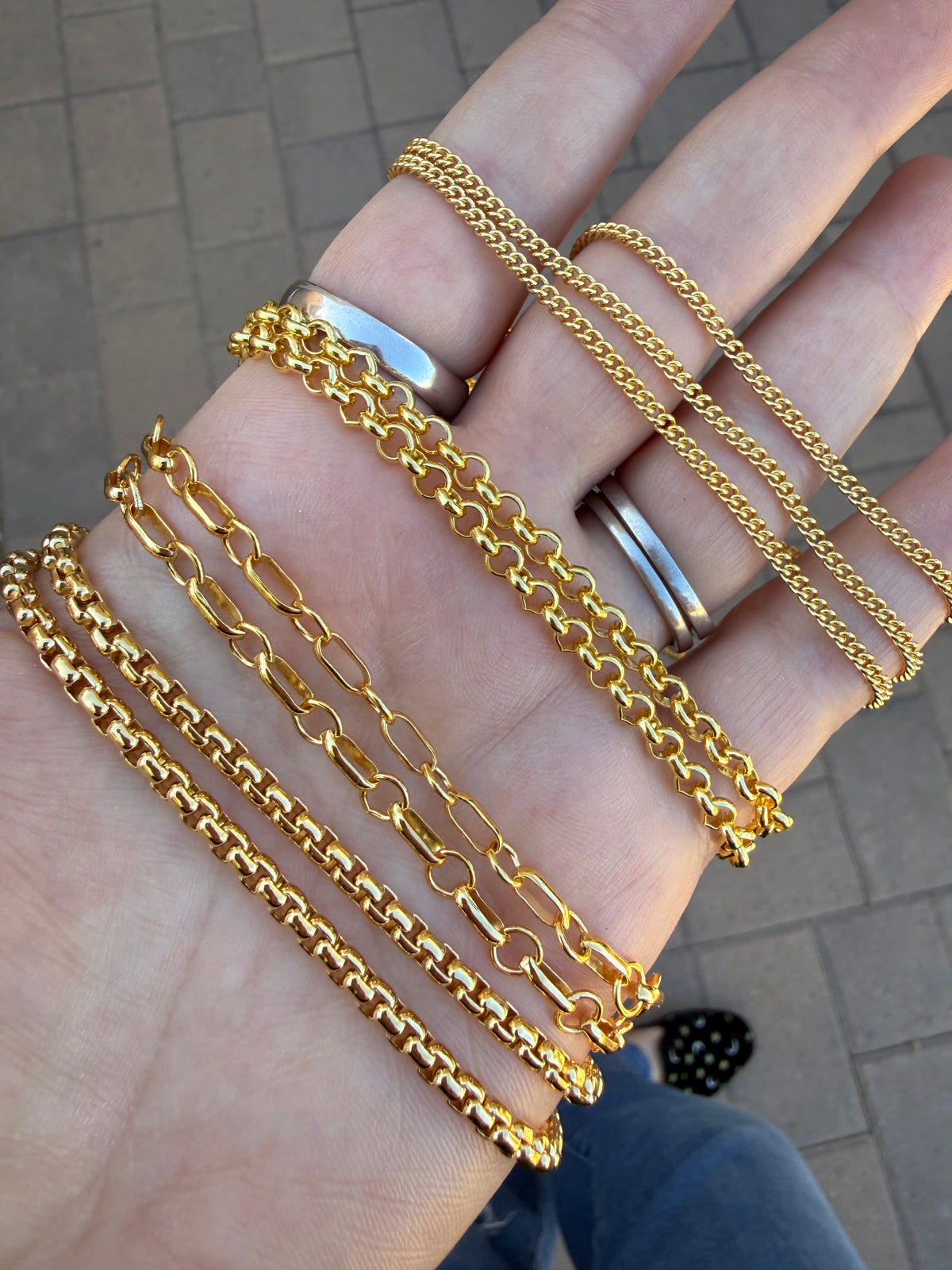 Custom Chain Bar: Gold Filled