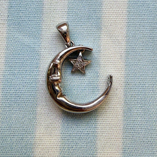 To the Moon and Back Pendant Charm