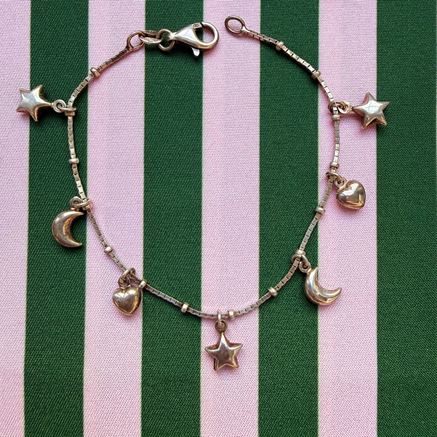 Hearts Stars and the Moon Bracelet