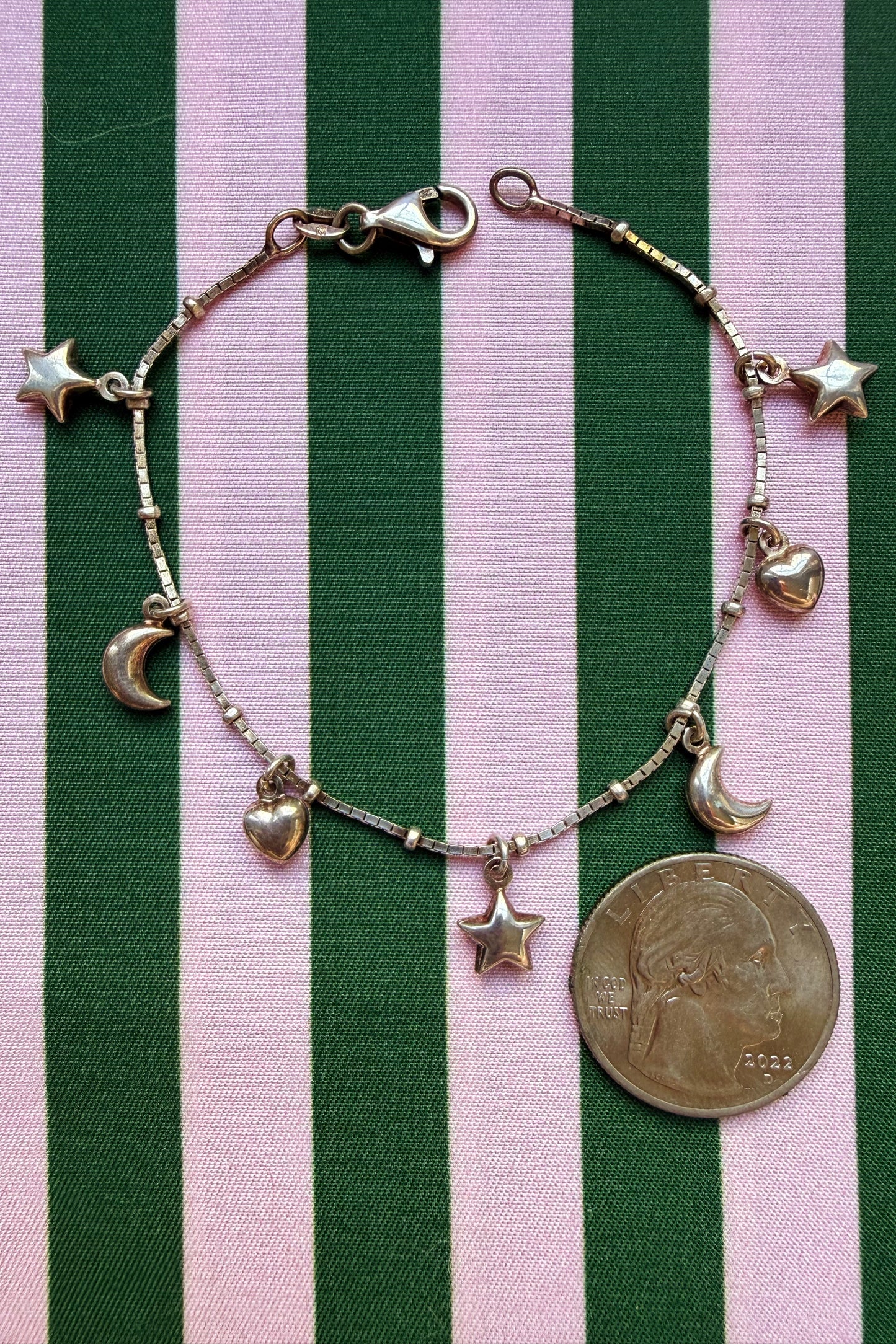 Hearts Stars and the Moon Bracelet
