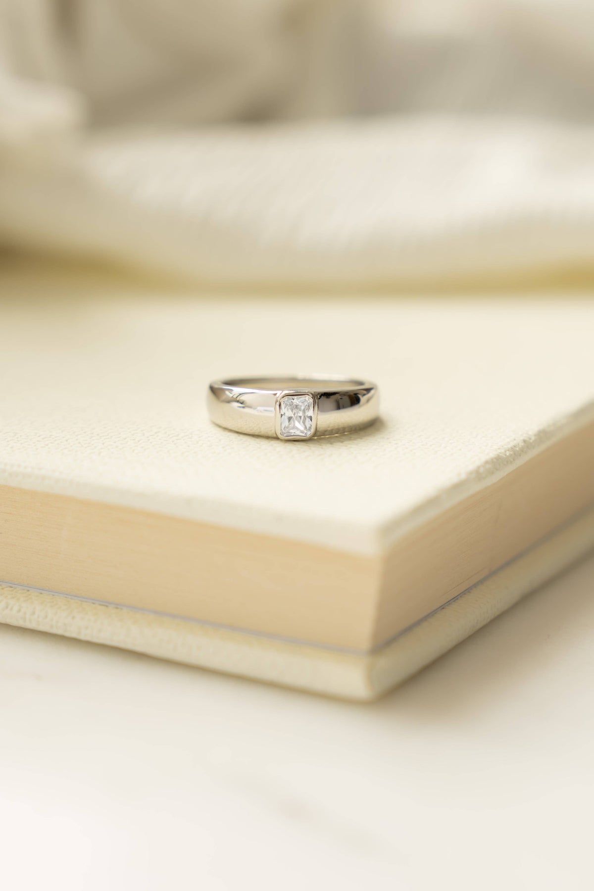 Baguette Dome Ring