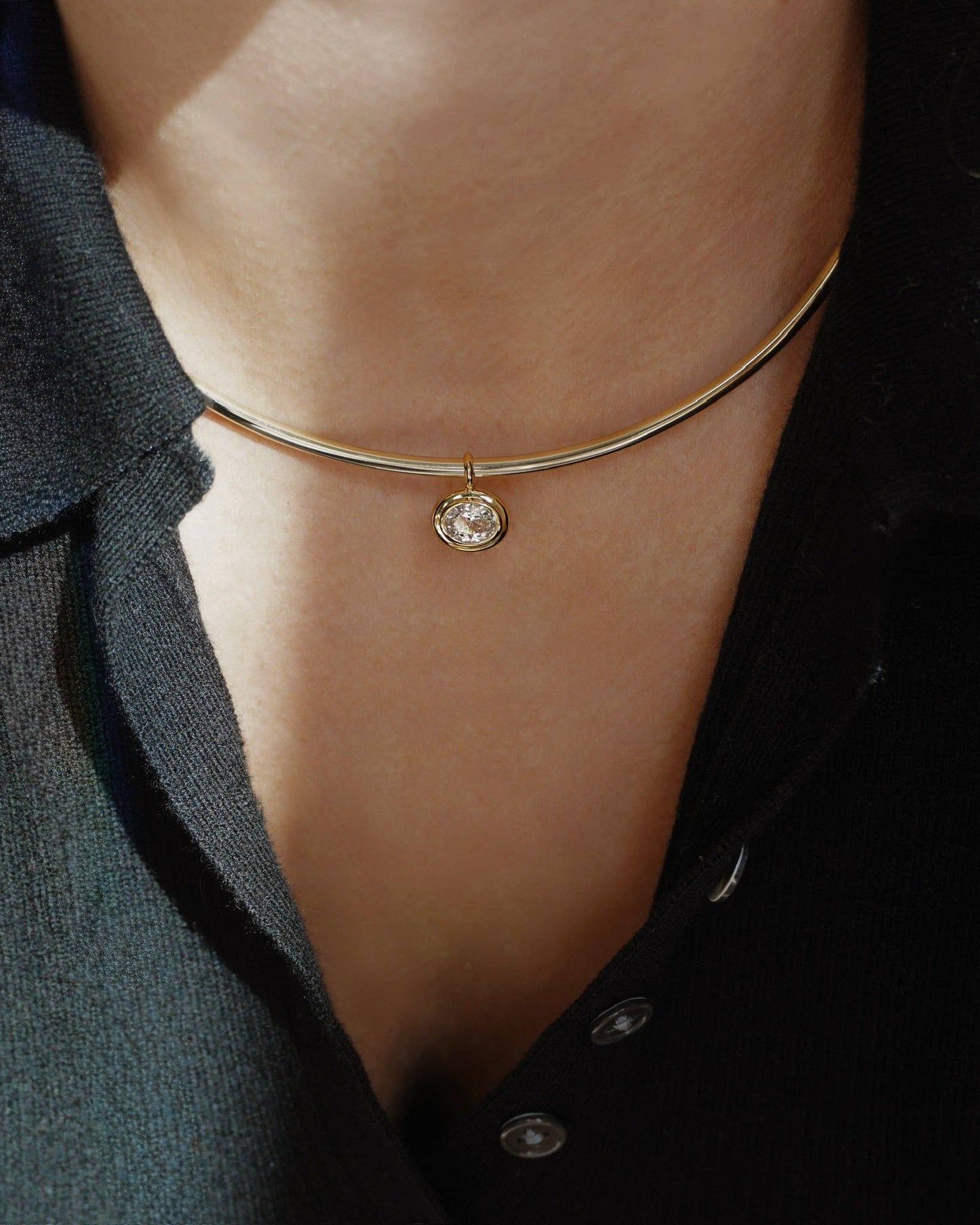 Marla Sapphire Bezel Charm
